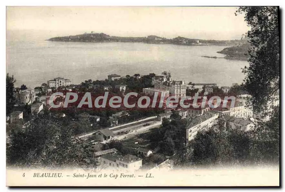 Beaulieu — Saint-Jean e o Cabo Ferrat — LL. - Frente
