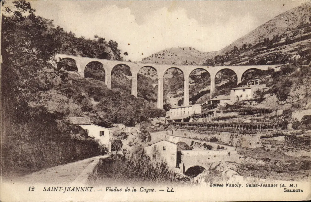 Saint-Jeannet — Viaduc de la Cagne — Edition Vanoly, Saint-Jeannet (A.M.) - Vorderseite
