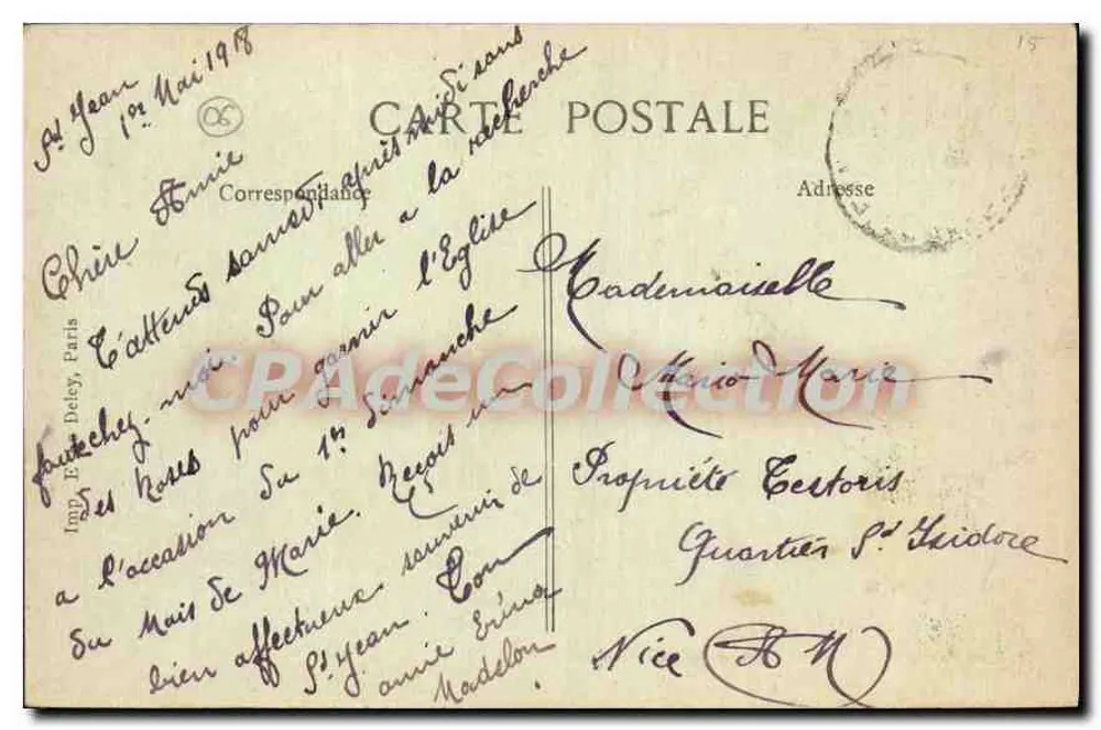La Pointe Saint-Hospice, Eroberung der Villa Maryland — CAP FERRAT — n°88 - Rückseite