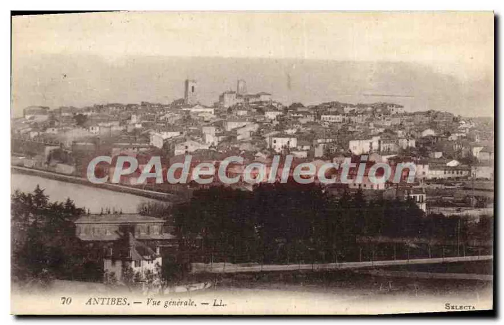 Antibes — Vista geral — Selecta - Frente