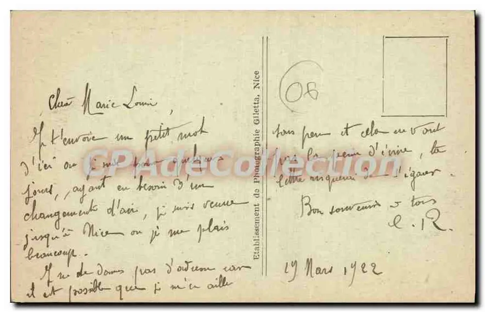 Villefranche — Cap Ferrat - Die Bucht und die Flotte — Fotostudio Giletta, Nr. 299 - Rückseite
