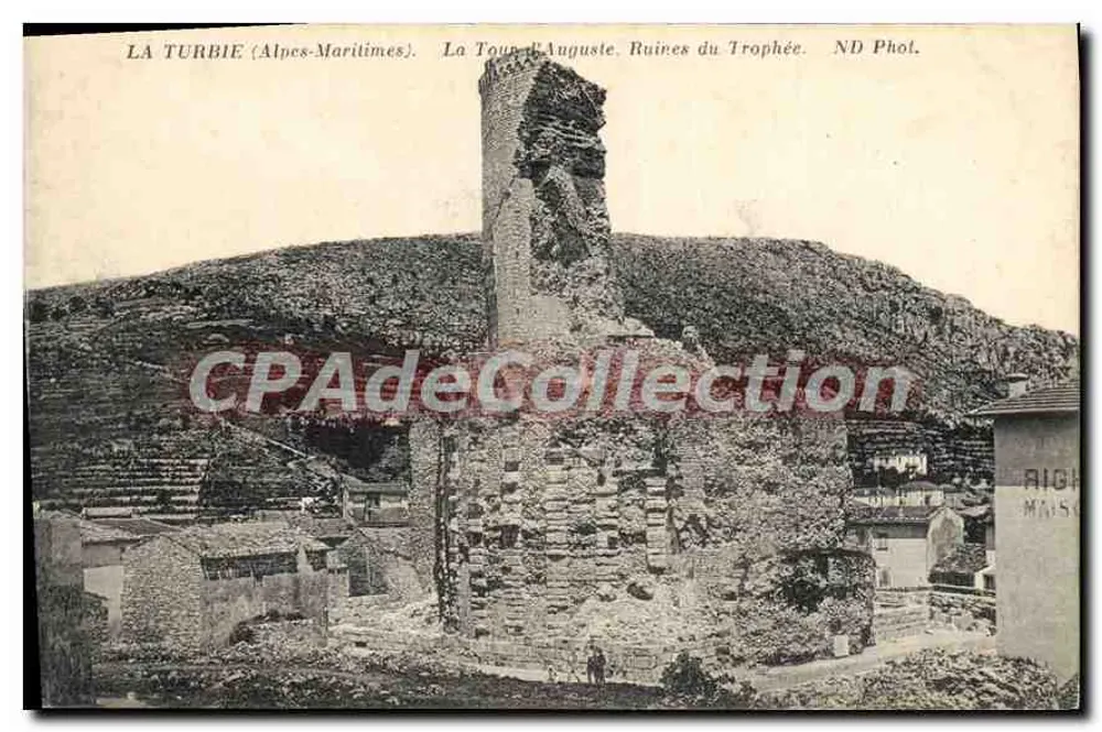 La Turbie (Alpes-Maritimes) — Die Augustus-Turm, Ruinen des Trophäens — ND Phot. - Vorderseite