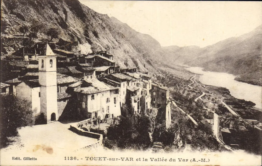 Touët-sur-Var e la Valle del Var — Ed. Gilletta, n° 1136 - Recto