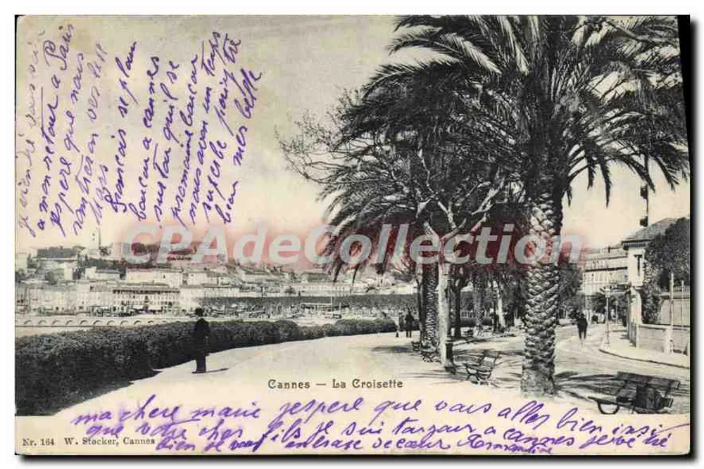 Cannes — La Croisette — W. Stocker, Cannes, n° 164 - Frente