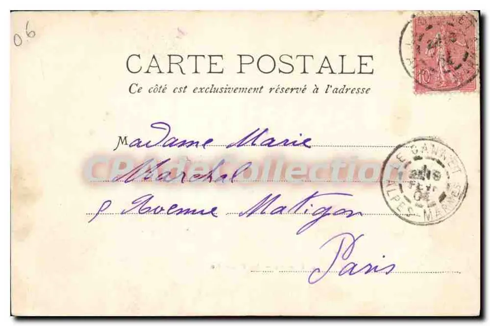 Cannes — La Croisette — W. Stocker, Cannes, n° 164 - Verso