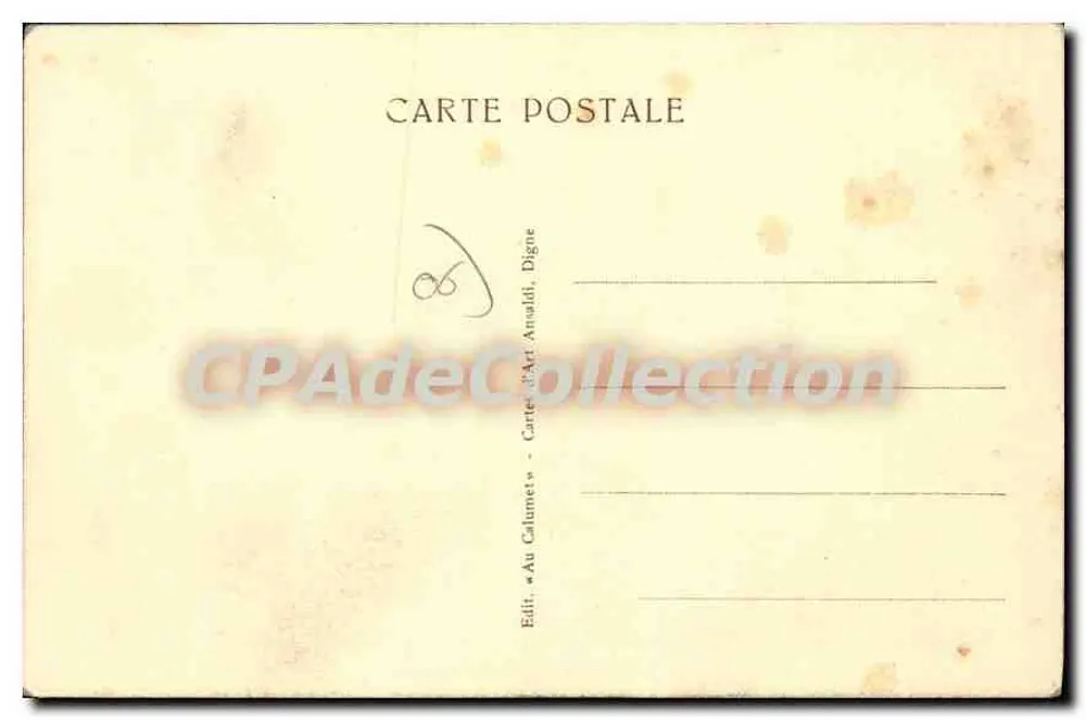 Antibes — Os Muros — Editor Mario, n°47 - Verso