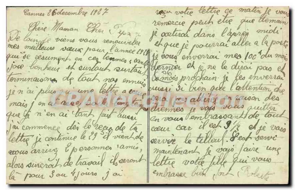 Cannes — Algemene uitzicht — Uitgave Poul'an, nr. 830 - Achterkant
