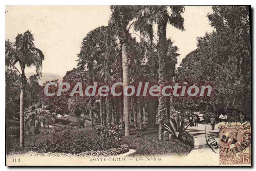 Monte-Carlo — Die Gärten — CPAdeCollection - Vorderseite