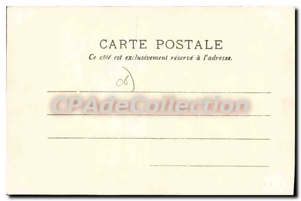CAP D'ANTIBES — Rochas da Villa Eilenroc — Maillan, livreiro-editor, Cannes - Verso