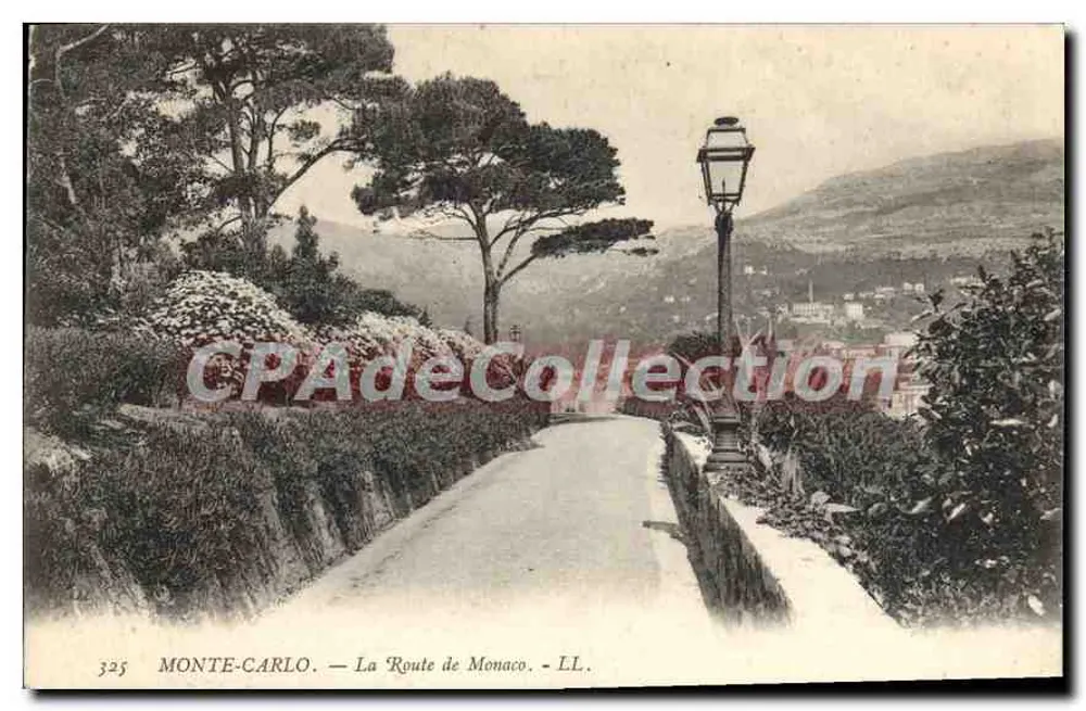 Monte-Carlo — A Rua de Mônaco — LL. — n°325 - Frente