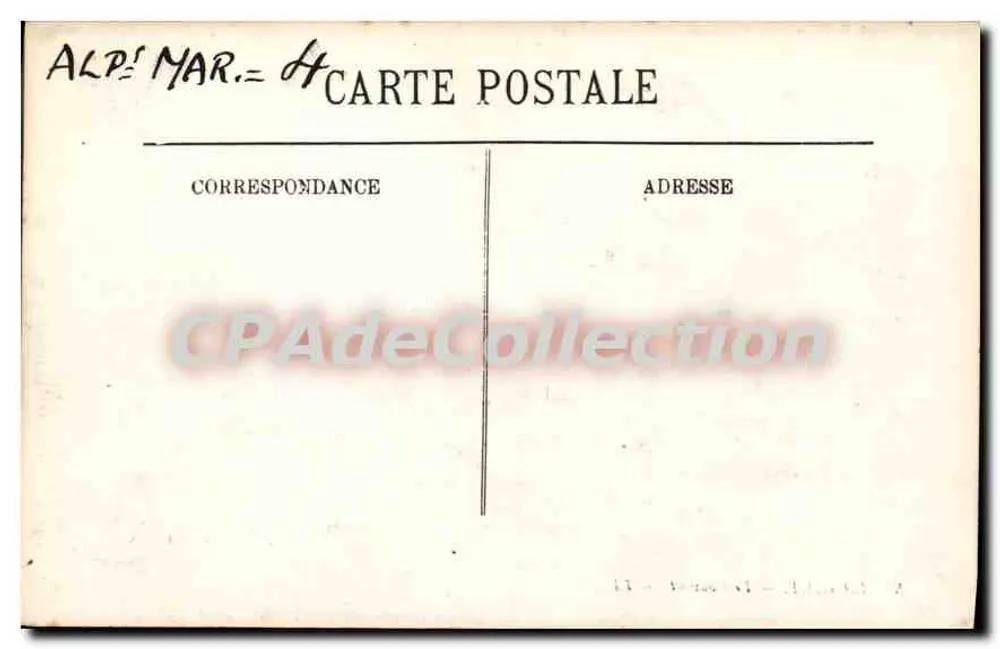 Laghet — O Convento — A.M. — n°5 - Verso