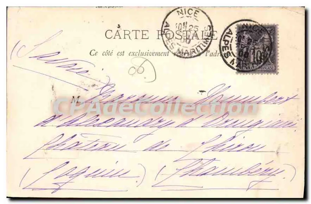 O Mosteiro de Cimiez — Nice, editor T.B. Nice - 46 - Verso