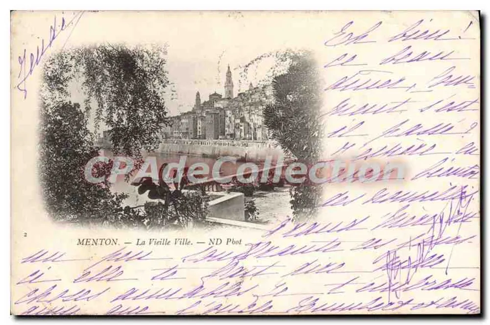 Menton — La Vieja Ciudad — ND Pbot - Anverso