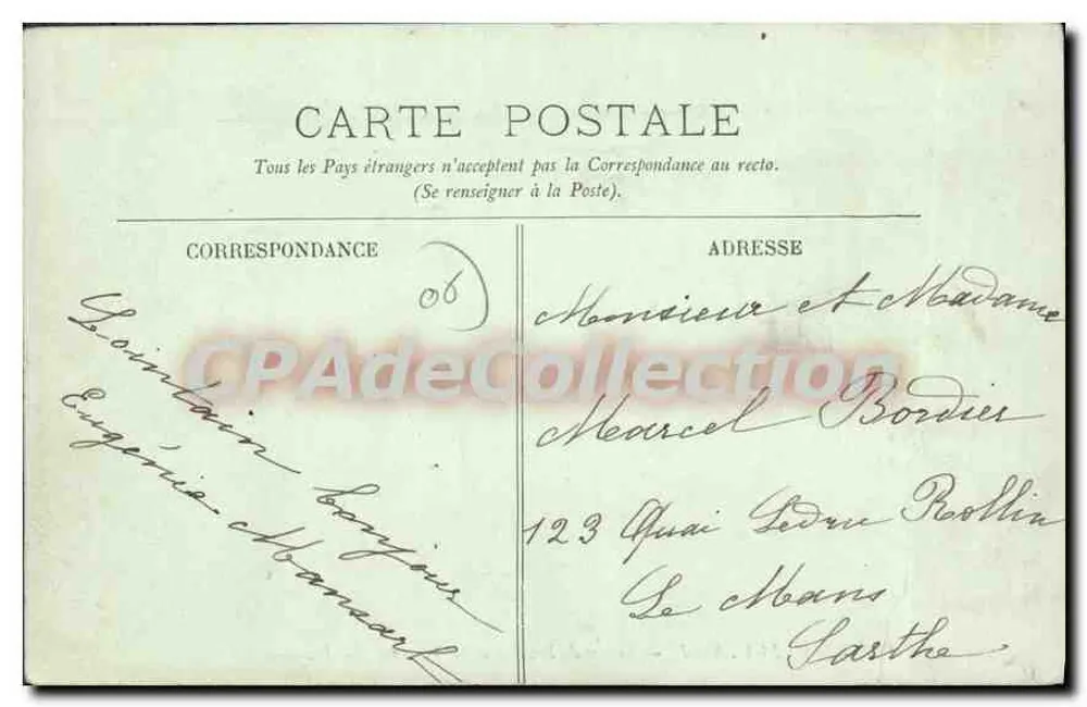 Île Sainte-Marguerite — Gefängnis Bazaine und die Terrasse — LL. n° 744 - Rückseite