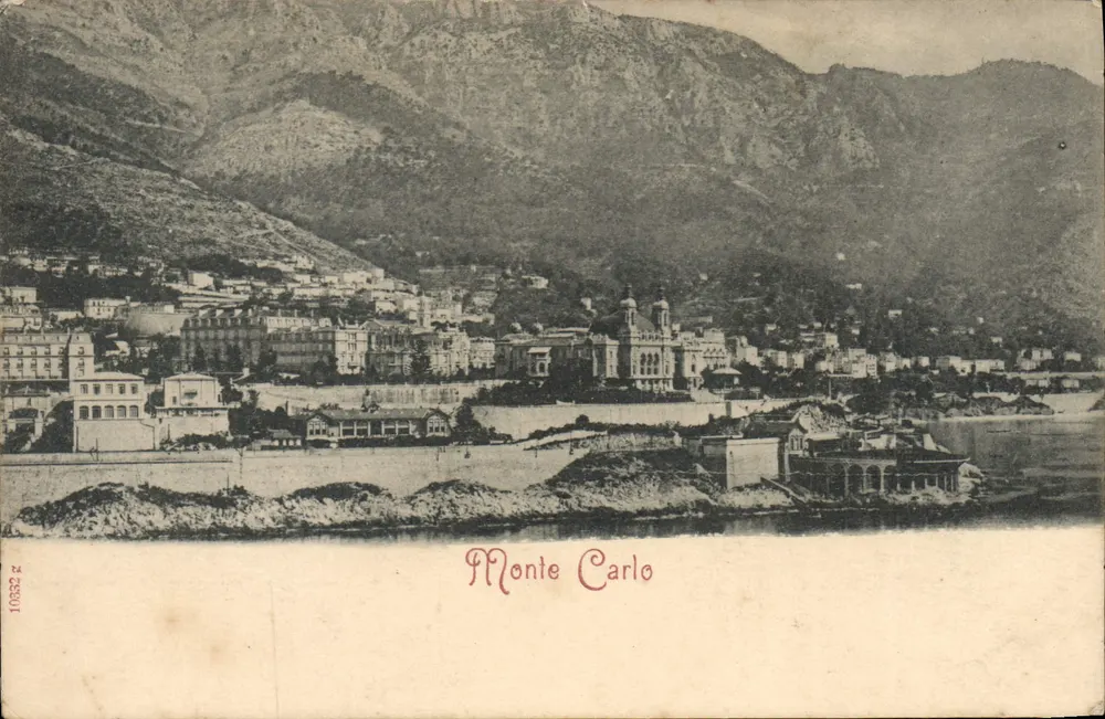 Monte Carlo — vue panoramique — éditeur inconnu, n° 10632 - Recto
