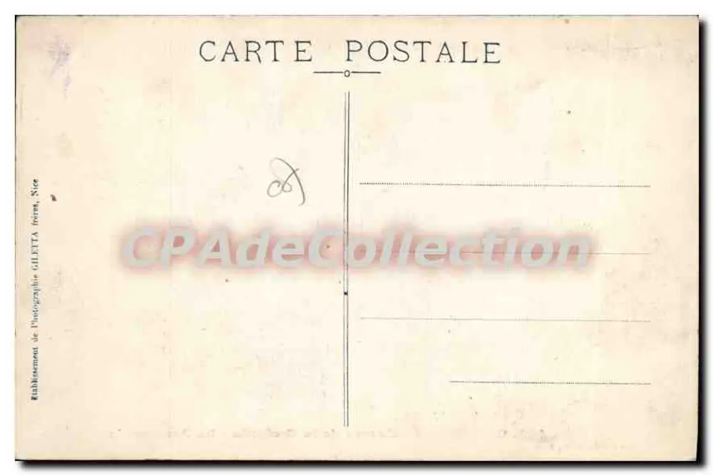 CANNES – Boulevard de la Croisette – Die Promenade – Giletta, phot., Nice, Nr. 485 - Rückseite