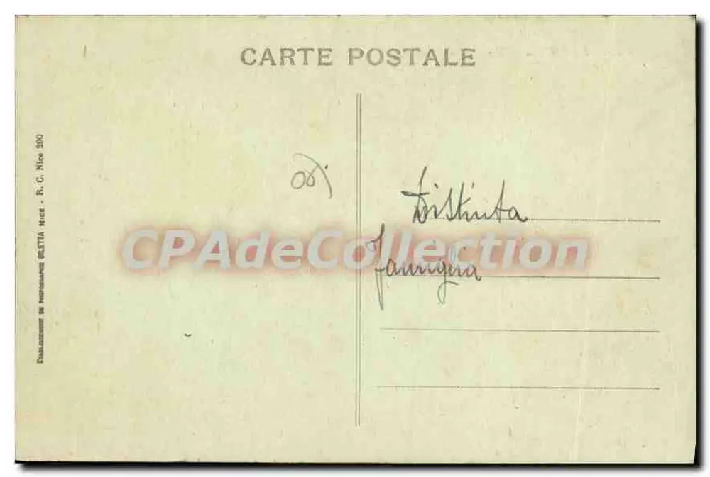 Juan-les-Pins - Die Strände - Die Schwimmer — Édition Gilletta, Nr. 681 - Rückseite