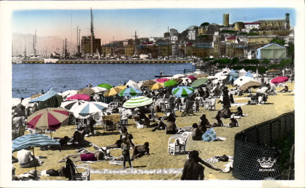 Cannes - Het Suquet en de strand — Munier, n°200 - Voorkant