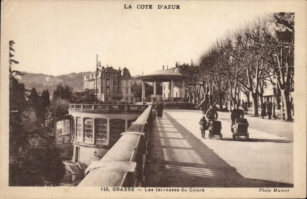Grasse — Die Terrassen des Cours — Foto Munier - Vorderseite