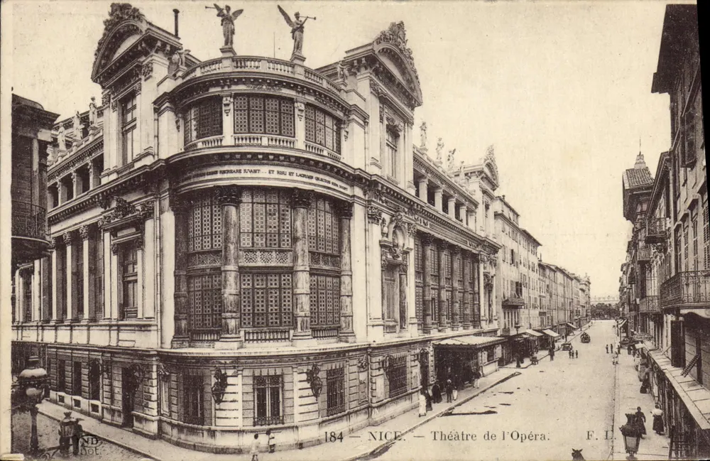 Nice — Teatro da Ópera — F. L. — n° 184 - Frente