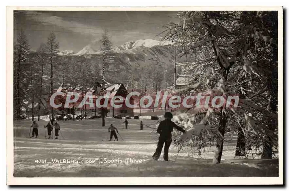 Valberg (1666) — Deportes invernales — Edición La Cigogne, rue Grimaldi, Monaco - Anverso
