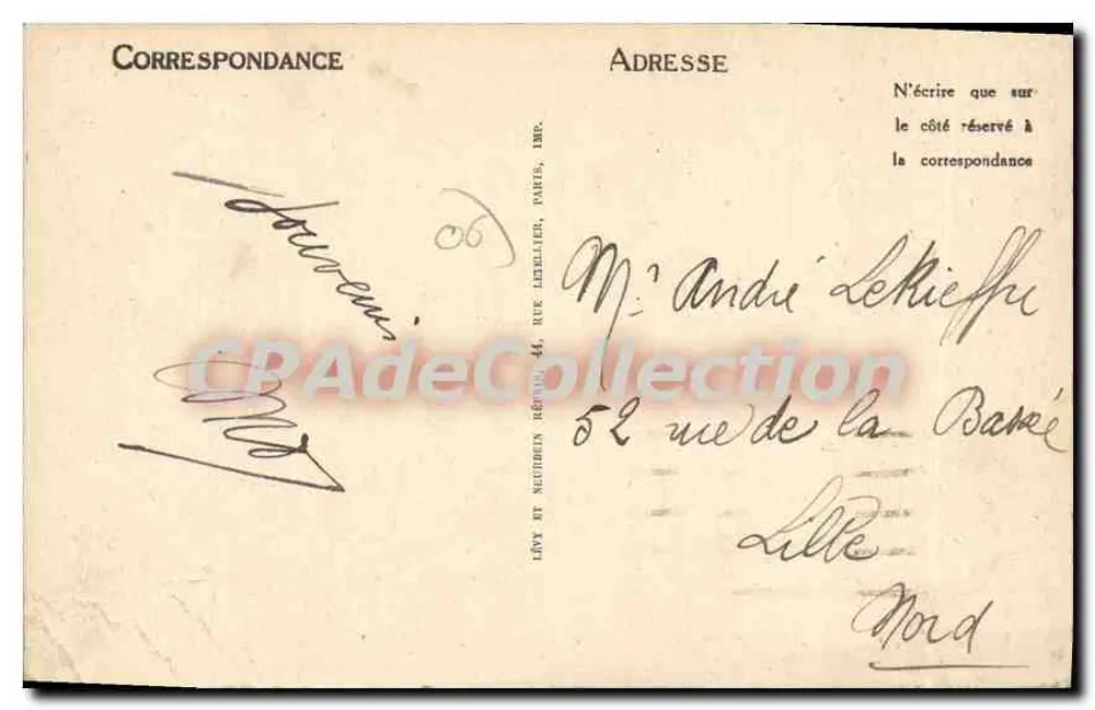 Monaco — Le Rocher — LL - Verso
