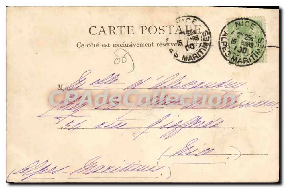 Hotel du Cap Martin — Menton — R. & J. D. - Verso