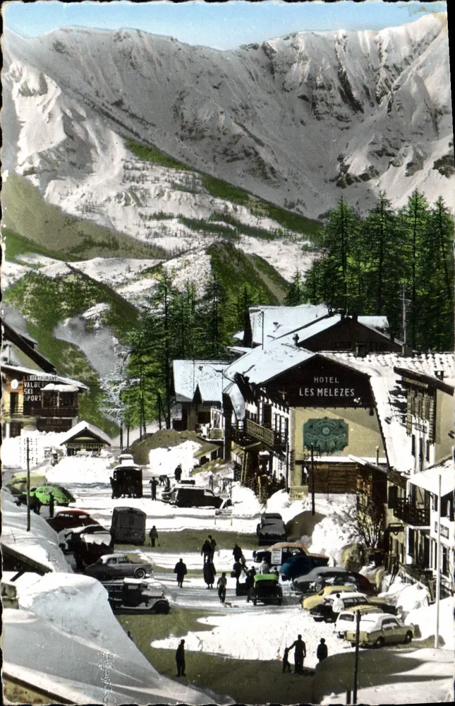 Valberg — Die Hauptstraße unter Schnee — Souvenirs Valberg - Vorderseite