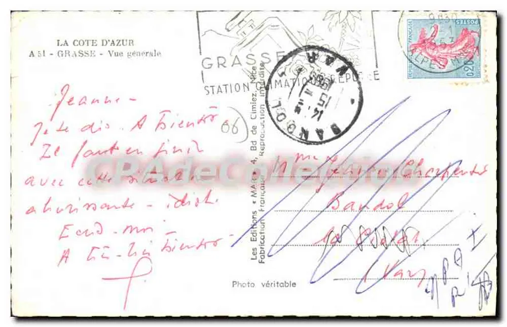 Grasse — Vista geral — Les Éditeurs • MA - Verso