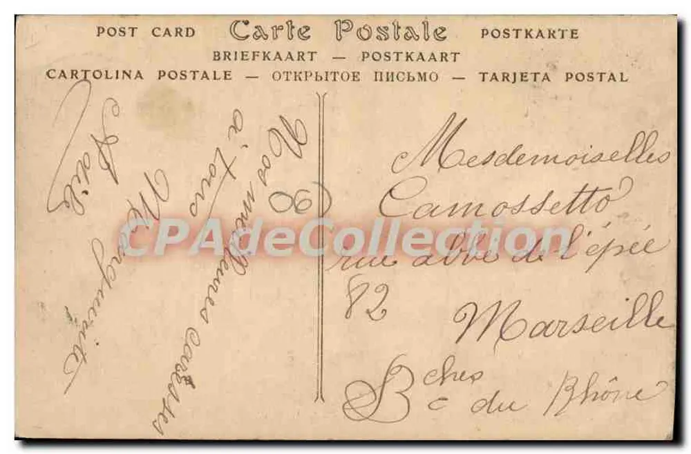 Panorama von CANNES — Ansicht vom Croix des Gardes — ND Pbot. - Rückseite