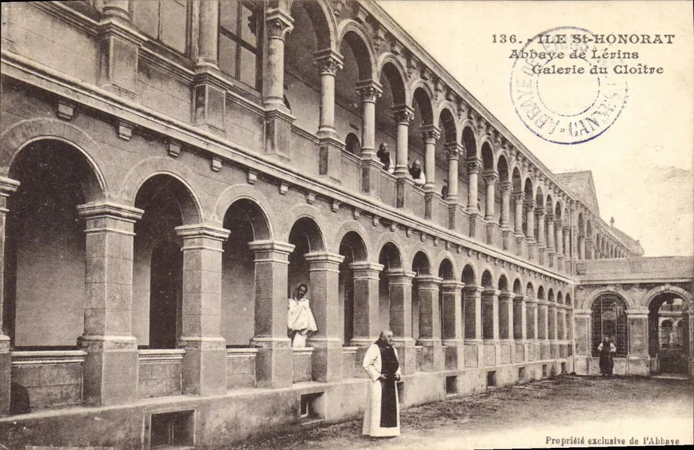 Insel St-Honorat — Abtei Lérins, Galerie des Klostergangs — Verlag: Abteibuchhandlung - Vorderseite