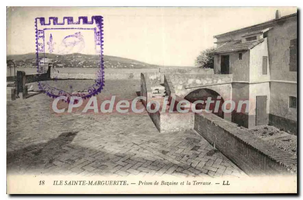 Insel Sainte-Marguerite — Gefängnis Bazaine und die Terrasse — LL - Vorderseite