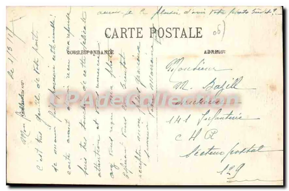 CANNES — Ansicht des Denkmals für Edward VII und des Casinos — Selecta 189 - Rückseite