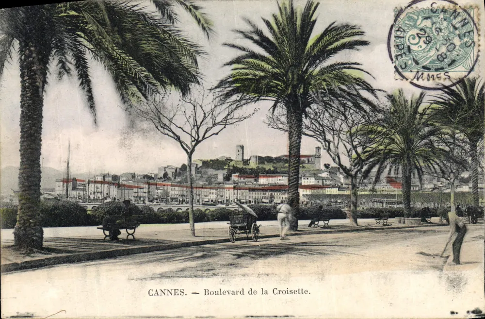 CANNES — Boulevard de la Croisette — W. Stodker-Michaud, N° 185. - Frente