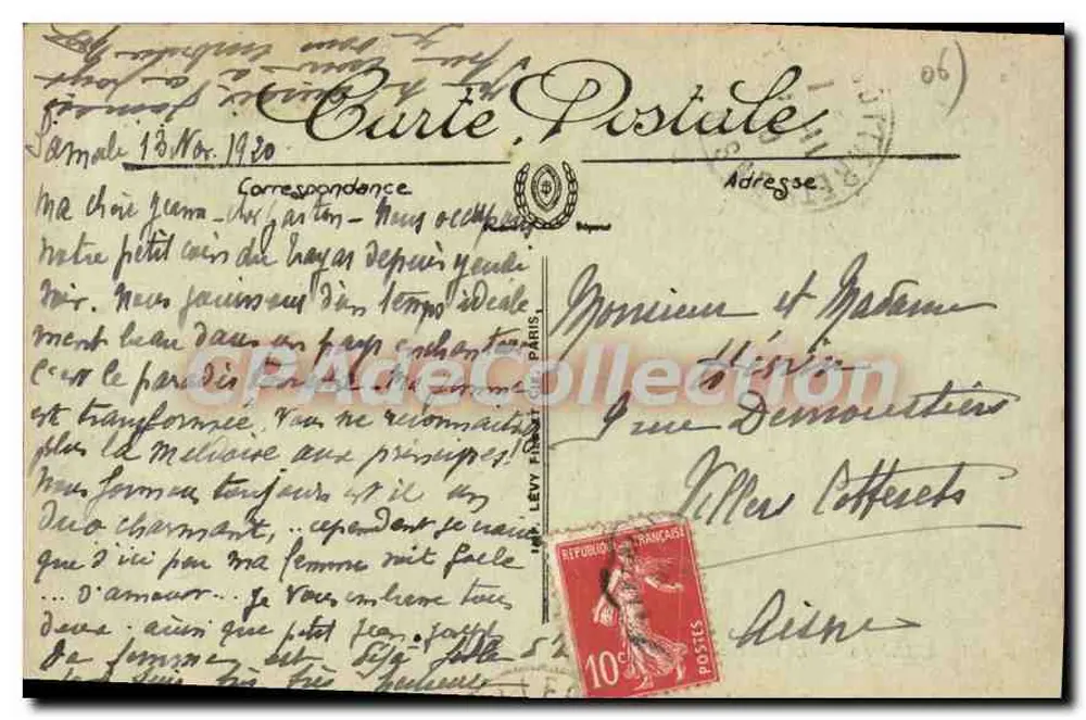 CANNES — O Boulevard de la Croisette — LL. — SELECTA - Verso