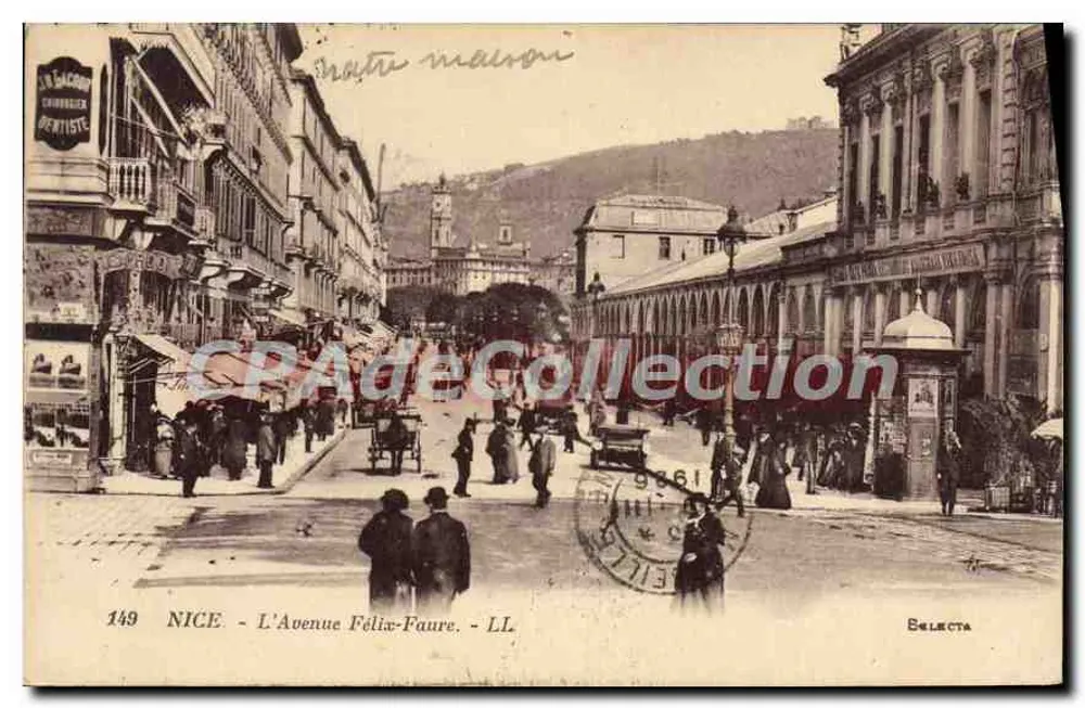 NICE - A Avenida Félix-Faure - LL - Bélecta - Frente