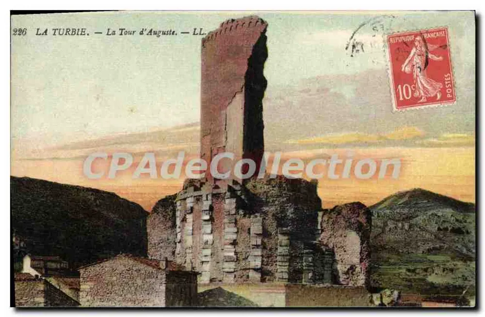 La Turbie — Torre de Augusto — LL. — n° 226 - Frente
