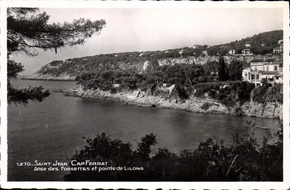 Saint-Jean-Cap-Ferrat — Anse des Fossettes und Pointe de Lilong — Édition La Cicogne, Paris - Vorderseite