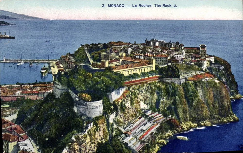 Monaco — Le Rocher. The Rock. LL - Frente