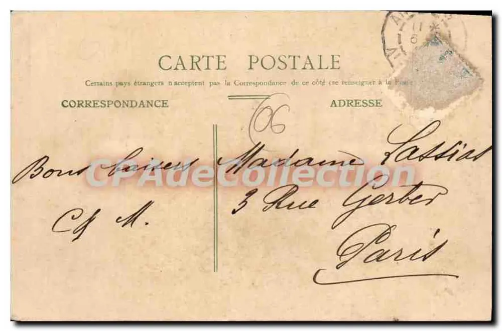 Sq. BEAULIEU — O Porto. Pequena África. — Edição Pigault, Nîmes - Verso