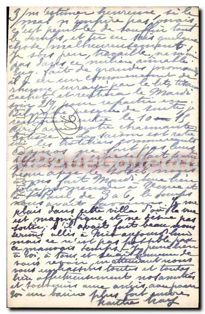 Cannes - Castelo de La Napoule — Editor Gilletta, n° 480 - Verso