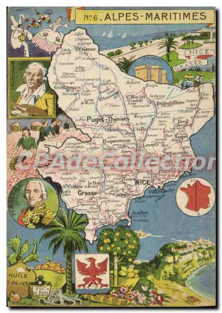 Alpes-Maritimes — N°6 — Verlag: Blonot, Paris - Vorderseite