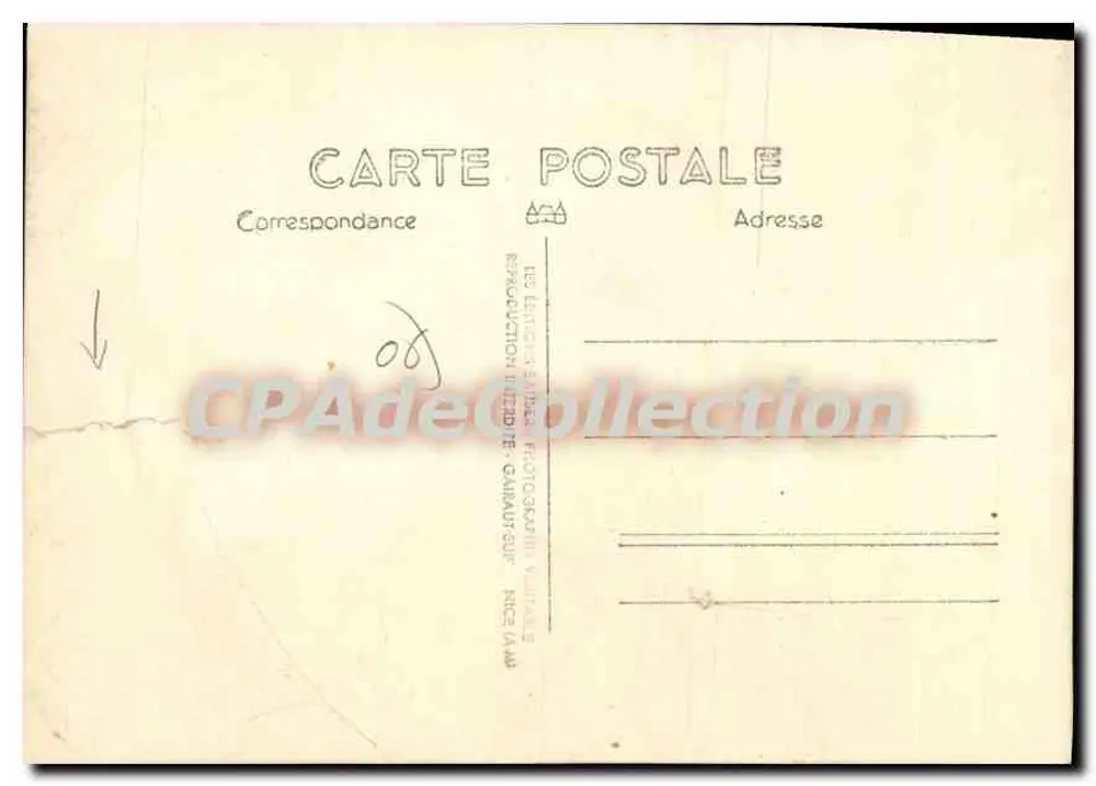 Vila a montanha — vista panorâmica — Carte postale CPAdecollection - Verso