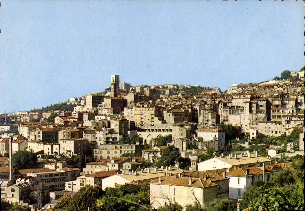 Grasse — Cidade das Flores e dos Perfumes — Editor Monoprix - Frente