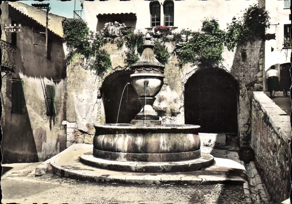 Saint-Paul (Alpes-Maritimes) — Die Fontaine de la Grosse Orse — L. Gilletta & Cie, Fotografen, Nice - Vorderseite