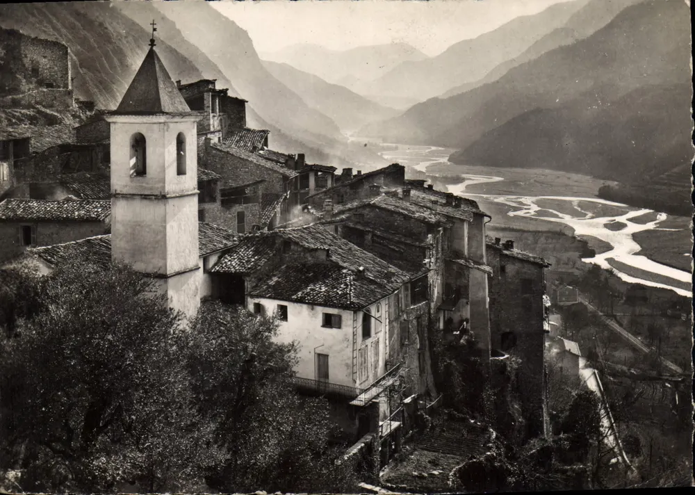 Vista de Touët-sur-Var — Edições RELA — 1905 - Frente