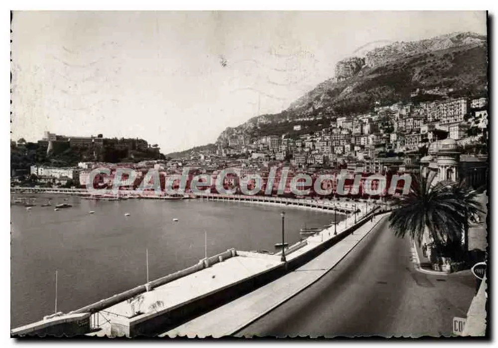 Ausblick auf die Condamine und das Palast des Prinzen — Fürstentum Monaco — Éditions & La Cinérom — Nr. 1014 - Vorderseite