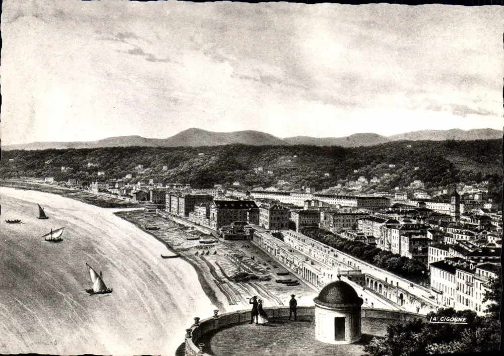 Vista de Nice — A Garça — Ed. A Garça, n° 06.088.91 - Frente