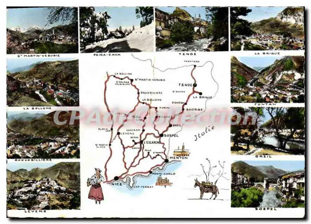 Pittoreske route door de Alpes-Maritimes — Tende, Nice, Menton, Cap-Ferrat — Uitgaven MAR - Voorkant