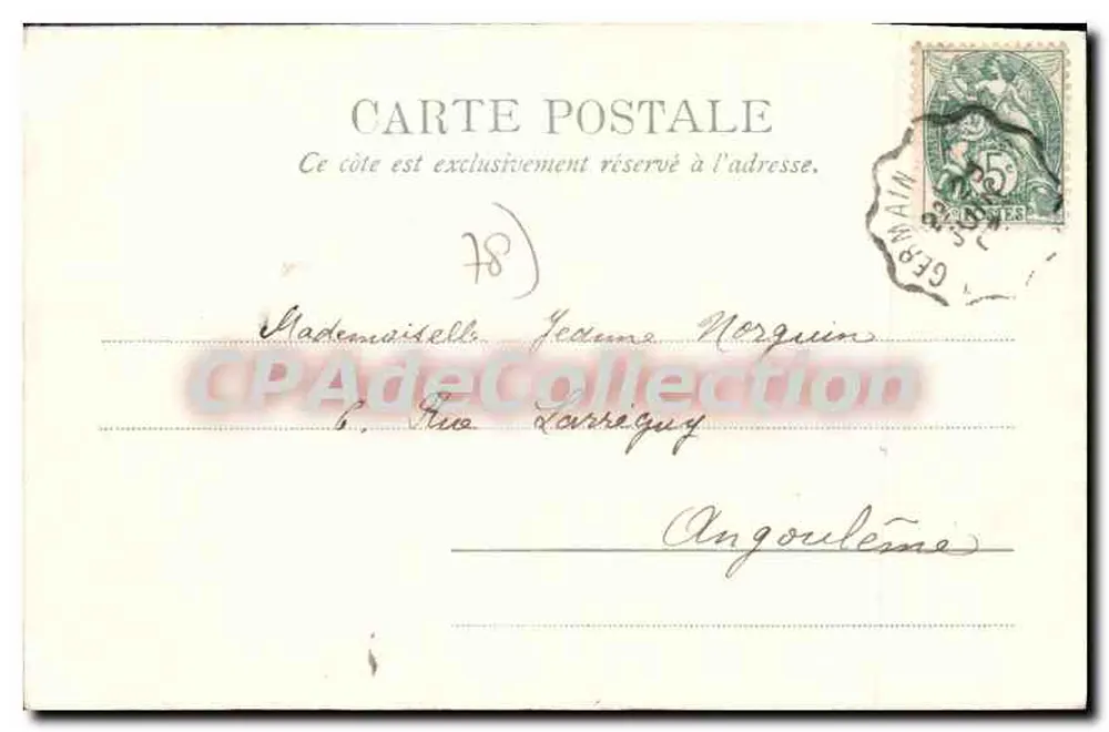 A Prefeitura — St. Germain-en-Laye — Paris Editor, n° 1684 - Verso